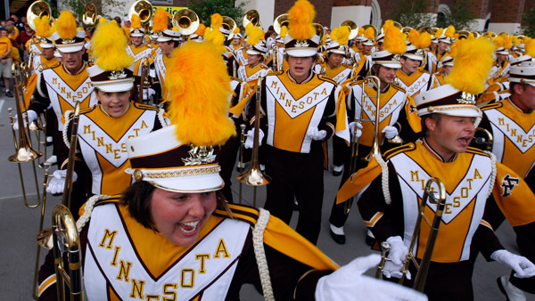 University of Minnesota marching band. (Photo: AP) University of Minnesota marching band. (Photo: AP)