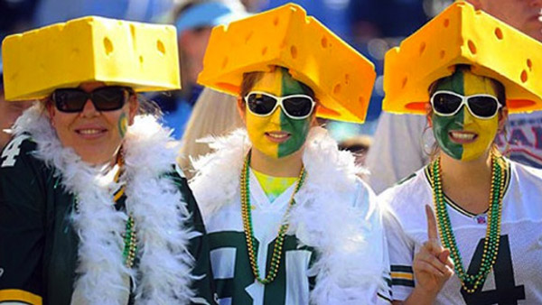 Green Bay Packers fans. Green Bay Packers fans.