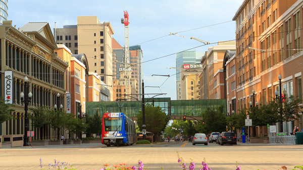 Downtown Salt Lake City. Downtown Salt Lake City.